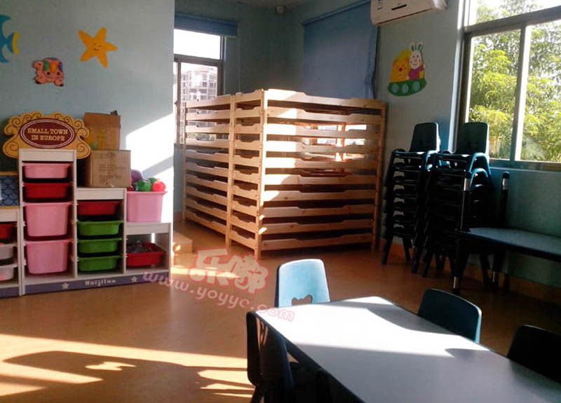 汕尾市金太阳艺术幼儿园家具及滑梯工程案例(图3)