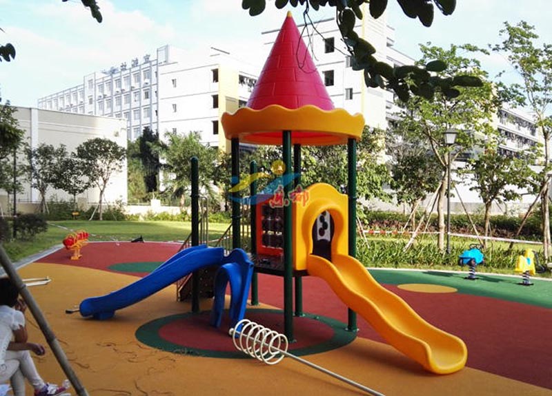 广州市花都芙蓉春晓小区地面滑梯工程案例(图3)